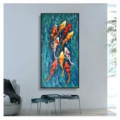 Daedalus Designs - Nine Golden Fish Canvas Art - Review