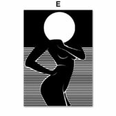 Daedalus Designs - Curvy Nude Woman Silhouette Gallery Wall Canvas Art - Review