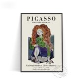 Daedalus Designs - Pablo Picasso Exhibition Poster Canvas Art | Portrait Of Dora Maar | Surrealism Wall Art | Girl Before A Mirror - Review