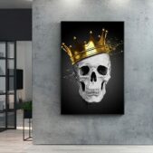 Daedalus Designs - Golden Crown Skull Canvas Art - Review