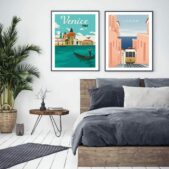Daedalus Designs - Vintage Travel Destination Cities Gallery Wall Canvas Art - Review