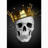 Daedalus Designs - Golden Crown Skull Canvas Art - Review