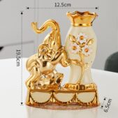 Daedalus Designs - Golden Elephant Ceramic Vase - Review