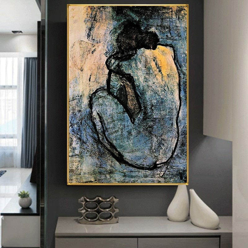 Daedalus Designs - Blue Nude Woman Canvas Art - Review