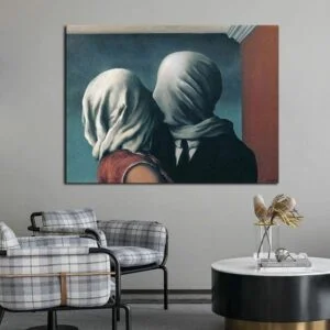 Daedalus Designs - The Lovers by Rene Magritte Canvas Art - Review