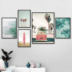 Daedalus Designs - Summer Beach Surfing Gallery Wall Canvas Art - Review