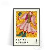 Daedalus Designs - Yayoi Kusama Museum Exhibition Poster Canvas Art | Polka Dot Pumpkin Prints Art | Vintage Japan Wall Art - Review