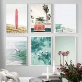 Daedalus Designs - Summer Beach Surfing Gallery Wall Canvas Art - Review