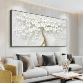 Daedalus Designs - White Flowers Canvas Art - Review