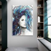 Daedalus Designs - Nude Woman Colored Hair Canvas Art - Review