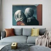 Daedalus Designs - The Lovers by Rene Magritte Canvas Art - Review