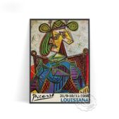 Daedalus Designs - Pablo Picasso Exhibition Poster Canvas Art | Portrait Of Dora Maar | Surrealism Wall Art | Girl Before A Mirror - Review