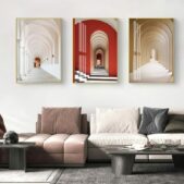 Daedalus Designs - Morocco Circular Arches Hallway Canvas Art - Review
