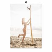 Daedalus Designs - Bikini Surfer Gallery Wall Canvas Art - Review