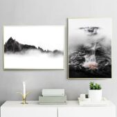 Daedalus Designs - Snow Mountain Gully Clouds Canvas Art - Review