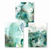 Daedalus Designs - Mint Green Marble Liquid Canvas Art - Review