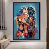 Daedalus Designs - Nude Cowgirl Erotic Lover Canvas Art - Review