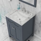 Daedalus Designs - Alya Bath Norwalk 24-inch Bathroom Vanity with Carrara Marble Top - Review