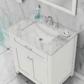 Daedalus Designs - Alya Bath Norwalk 30-inch Bathroom Vanity with Carrara Marble Top - Review