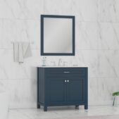 Daedalus Designs - Alya Bath Norwalk 36-inch Bathroom Vanity with Carrara Marble Top - Review