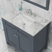 Daedalus Designs - Alya Bath Norwalk 36-inch Bathroom Vanity with Carrara Marble Top - Review