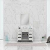 Daedalus Designs - Alya Bath Norwalk 42-inch Bathroom Vanity with Carrara Marble Top - Review