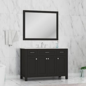 Daedalus Designs - Alya Bath Norwalk 48-inch Bathroom Vanity with Carrara Marble Top - Review