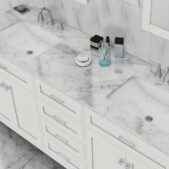 Daedalus Designs - Alya Bath Norwalk 72-inch Double Sink Bathroom Vanity with Carrara Marble Top - Review