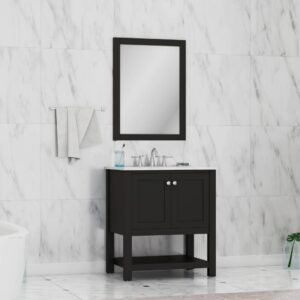 Daedalus Designs - Alya Bath Wilmington 30-inch Bathroom Vanity with Carrara Marble Top - Review
