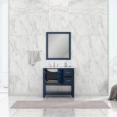 Daedalus Designs - Alya Bath Wilmington 36-inch Bathroom Vanity with Carrara Marble Top - Review