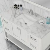 Daedalus Designs - Alya Bath Wilmington 48-inch Bathroom Vanity with Carrara Marble Top - Review