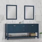 Daedalus Designs - Alya Bath Wilmington 72-inch Double Sink Bathroom Vanity with Carrara Marble Top - Review