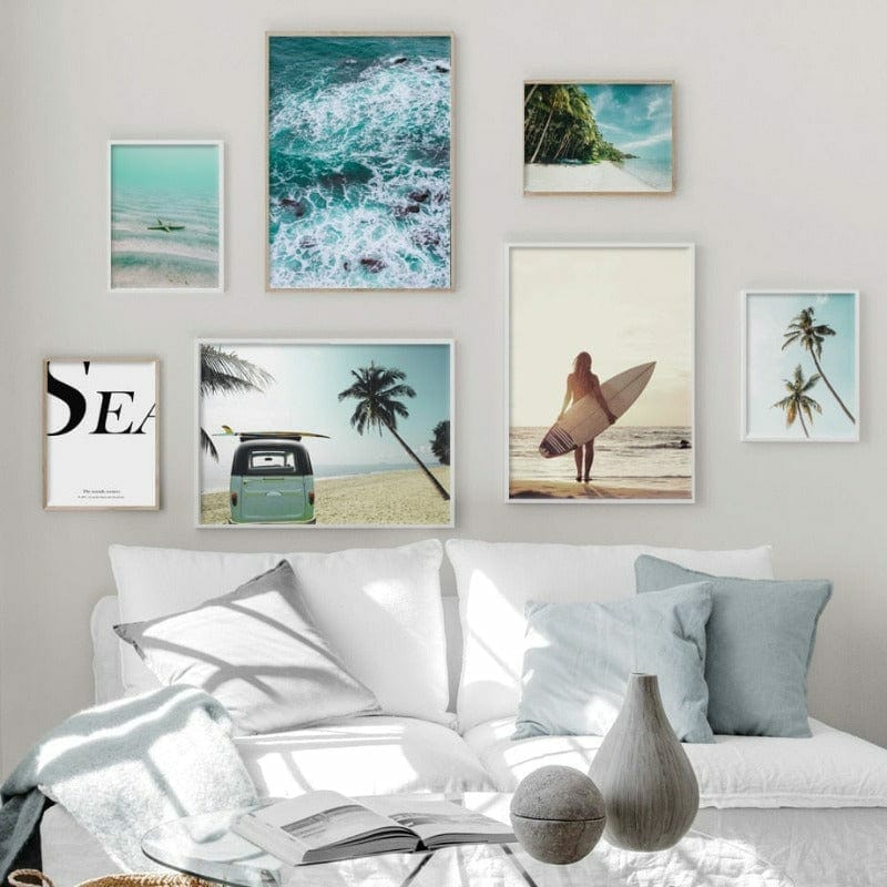 Daedalus Designs - Sea Coconut Island Gallery Wall Canvas Art - Review