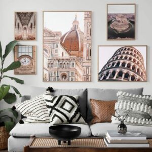 Daedalus Designs - Rome Italy Morocco Building Gallery Wall Canvas Art - Review