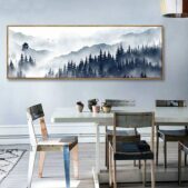Daedalus Designs - Foggy Forest Mountain Canvas Art - Review