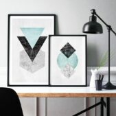 Daedalus Designs - Geometric Shape Marble Canvas Art - Review