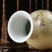 Daedalus Designs - Ancient Ceramic Gold Glaze Plum Tree Vase - Review