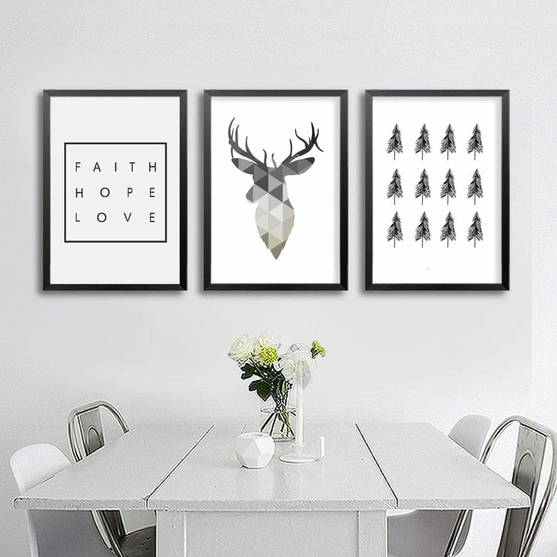 Daedalus Designs - Geometric Deer Faith Canvas Art - Review