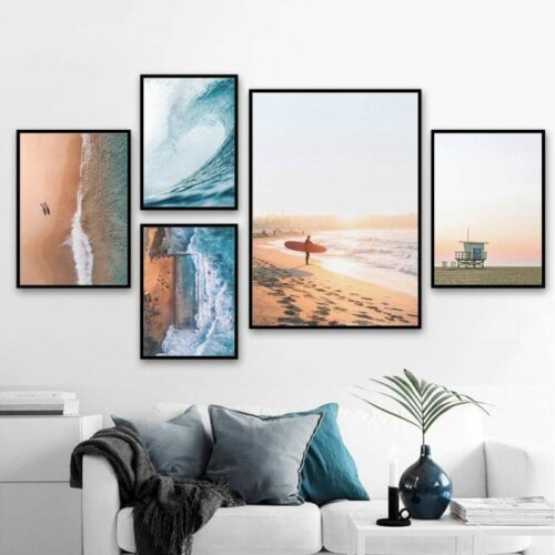 Daedalus Designs - Blue Sea Wave Beach Sky Canvas Art - Review