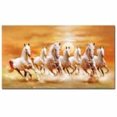 Daedalus Designs - Seven Running White Horse Canvas Art - Review