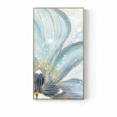 Daedalus Designs - Abstract Blue Flower Canvas Art - Review