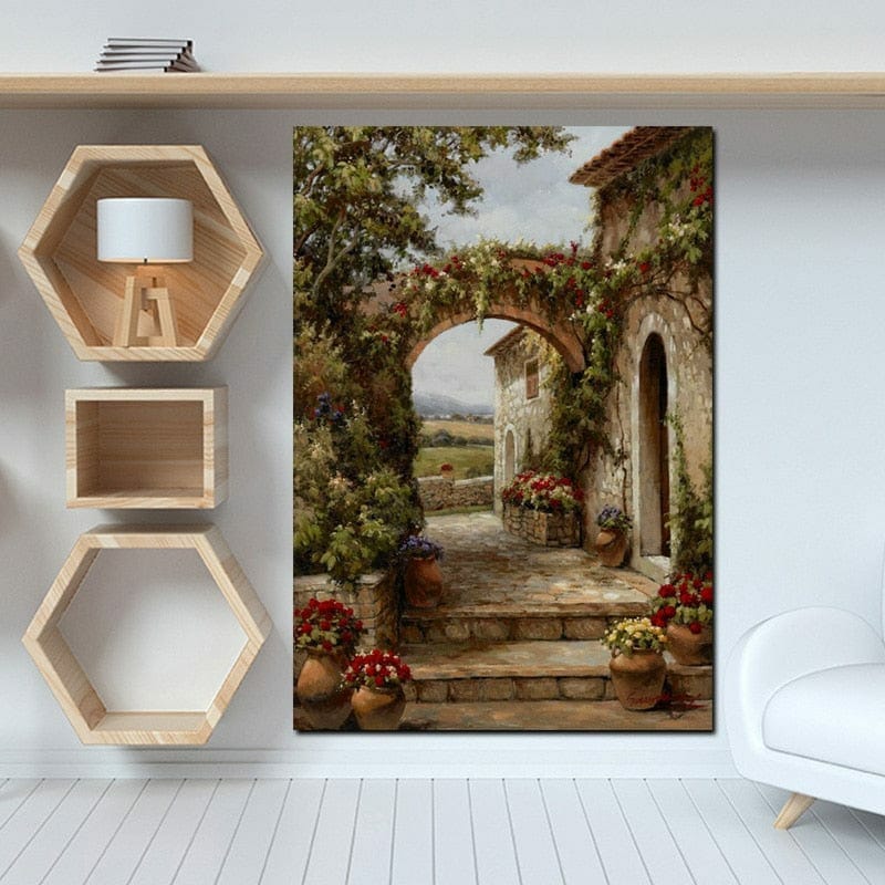 Daedalus Designs - Italian Village House Canvas Art - Review