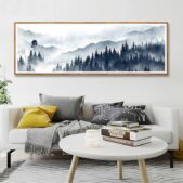 Daedalus Designs - Foggy Forest Mountain Canvas Art - Review