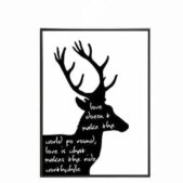Daedalus Designs - Nordic Deer Love Gallery Wall Canvas Art - Review