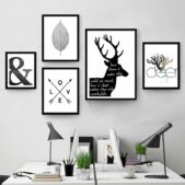 Daedalus Designs - Nordic Deer Love Gallery Wall Canvas Art - Review