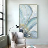 Daedalus Designs - Abstract Blue Flower Canvas Art - Review