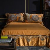 Daedalus Designs - Luxury Golden Silver Egyptian Bedding Set - Review