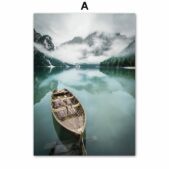 Daedalus Designs - Misty Mountain Green Lake Canvas Art - Review