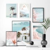 Daedalus Designs - Pink Aegean Sea Gallery Wall Canvas Art - Review