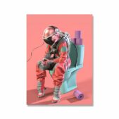 Daedalus Designs - Space Astronaut on Toilet Sitting Canvas Art - Review